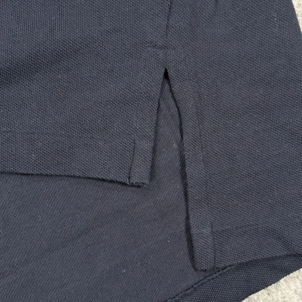 Vintage Polo Ralph Lauren Polo Shirt Men M Navy Blue Short Sleeve Pony Y2K NOS